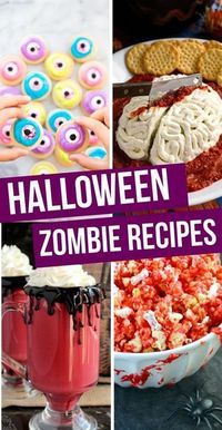 20 recetas de zombis de Halloween