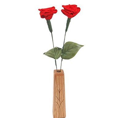 Regala una rosa de lana como regalo del 7º aniversario