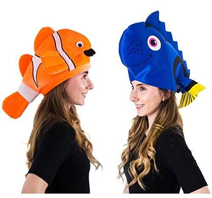 Divertido disfraz de pareja buscando a Nemo
