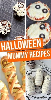 20 recetas de momias de Halloween