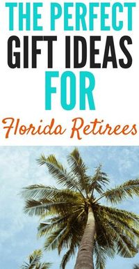 20 ideas de regalos para jubilados de Florida
