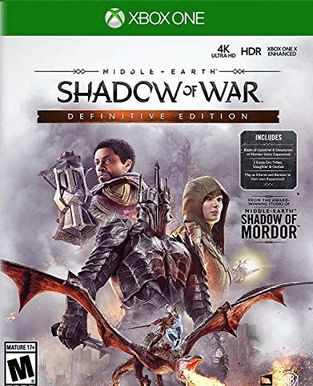 Shadow of War Middle Earth El señor de los anillos RPG Acción Aventura juego Xbox One