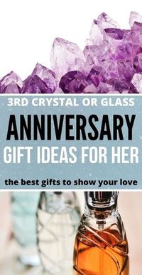 20 najboljših daril za 3. kristalno/stekleno obletnico zanjo