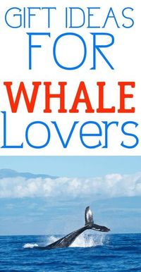 20 idees de regal per als amants de les balenes