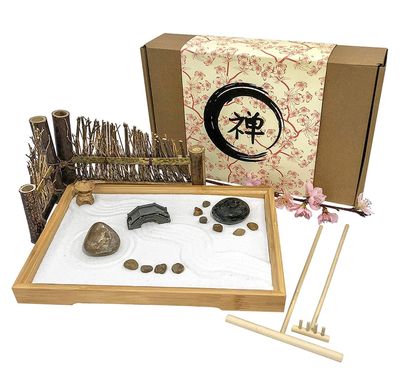kit de jardín zen de escritorio