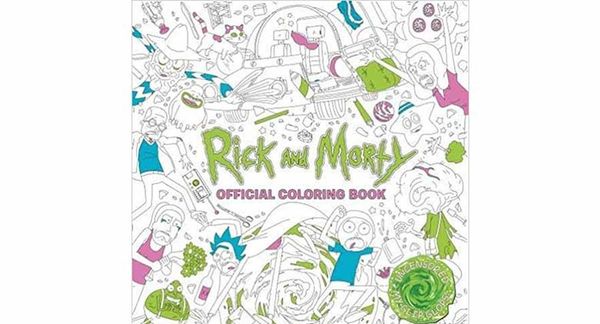 libro para colorear rick y morty