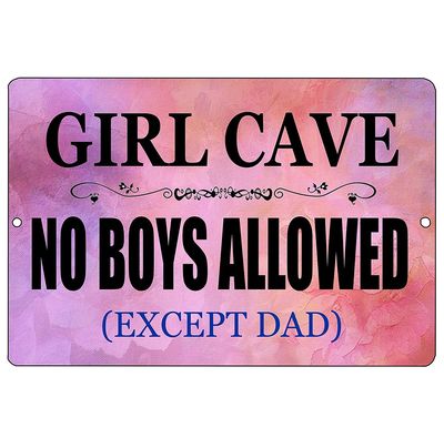 Senyal de paret de Girl Cave