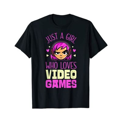 Lihtsalt tüdruk, kes armastab videomängude t-särki