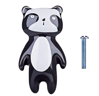Keramiske kommodehåndtag - Panda Bear