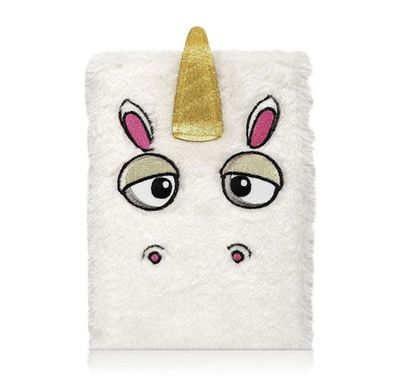 unicorn fuzzy journal for børn
