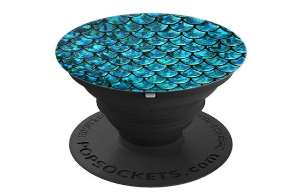 Mermaid scale popsocket phone stand
