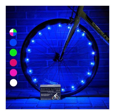 luces de llantas de bicicleta