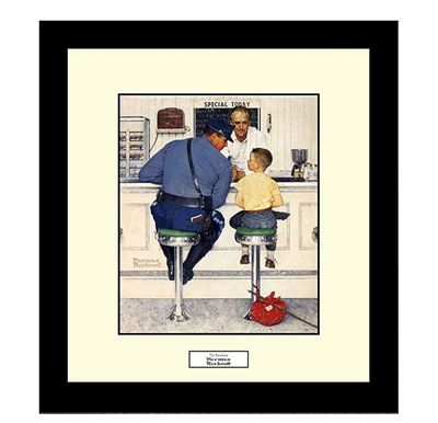 indrammet norman rockwell -tryk