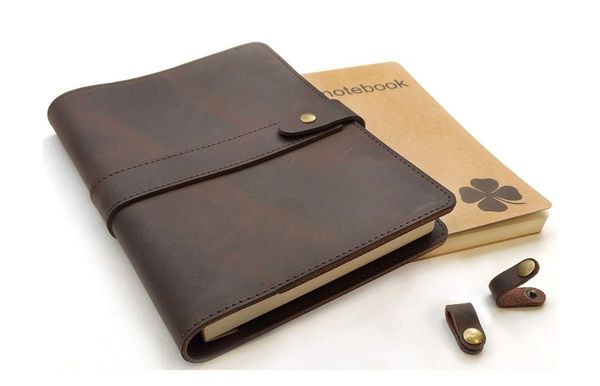 le vent leather notebook cover