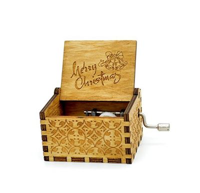 сооие дрвена божићна музичка кутија