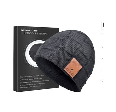 Topi Beanie Bluetooth dengan Fon Kepala